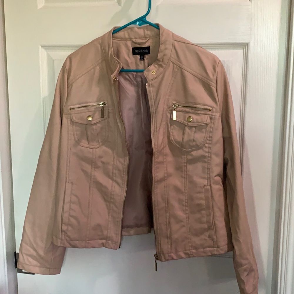Pink XL motorcycle/bomber style jacket